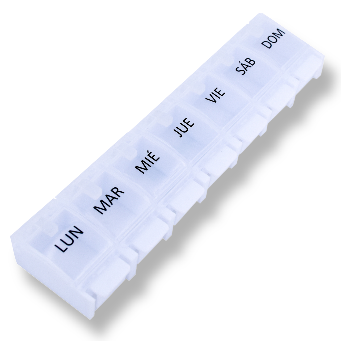 PILULIER SEMAINIER 1 PRISE (Barrette Ă  boutons) Espagnol