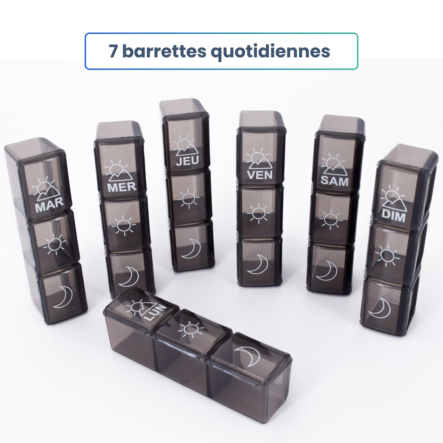 PILULIER SEMAINIER 3 PRISES (Box 21)