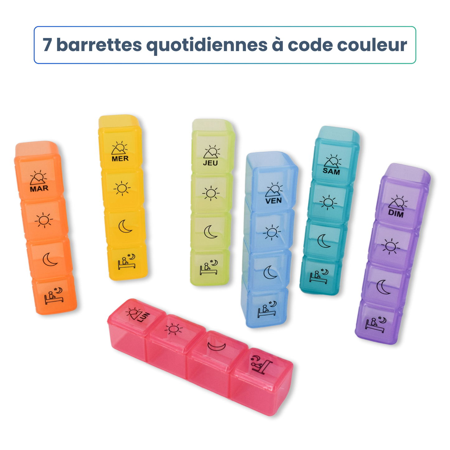 PILULIER SEMAINIER 4 PRISES (Box 28)