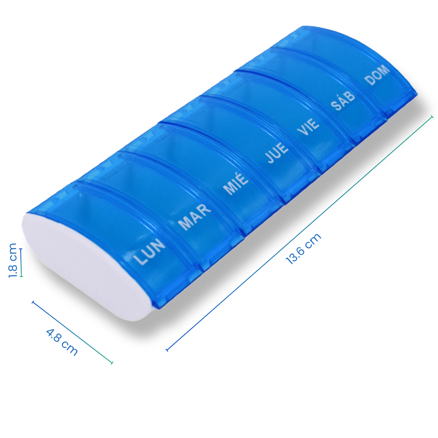 PILULIER SEMAINIER 1 PRISE (BARRETTE SMALL) ESPAGNOL