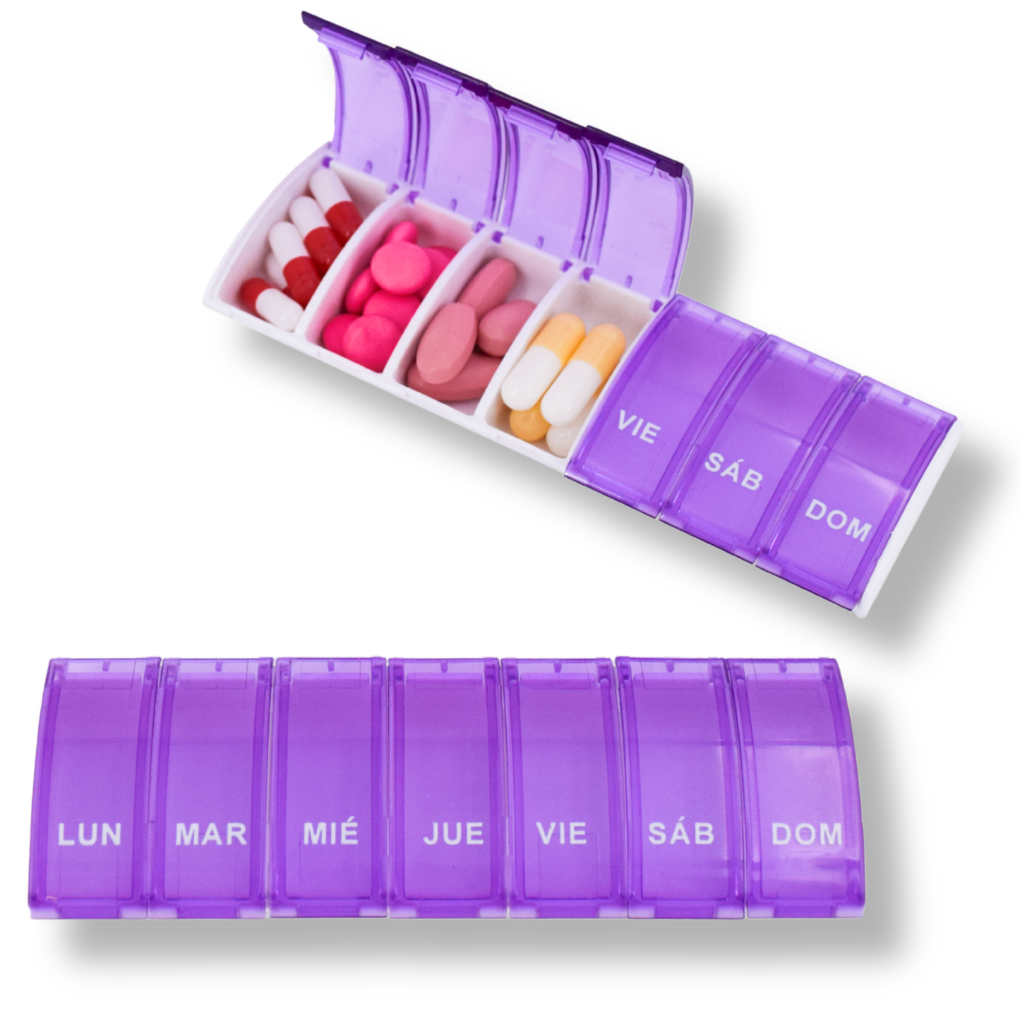 PILULIER SEMAINIER 1 PRISE (BARRETTE SMALL) ESPAGNOL