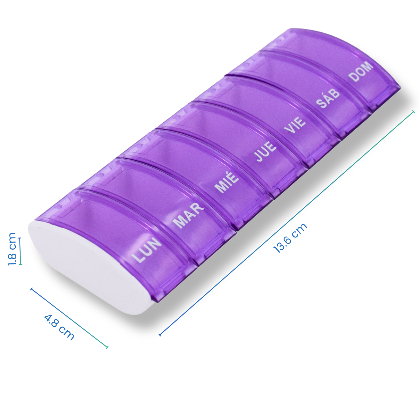 PILULIER SEMAINIER 1 PRISE (BARRETTE SMALL) ESPAGNOL
