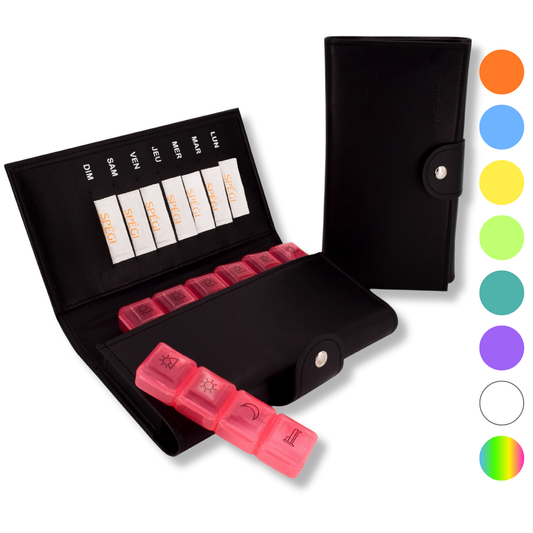 PILULIER SEMAINIER 4 PRISES (GRANDE POCHETTE)