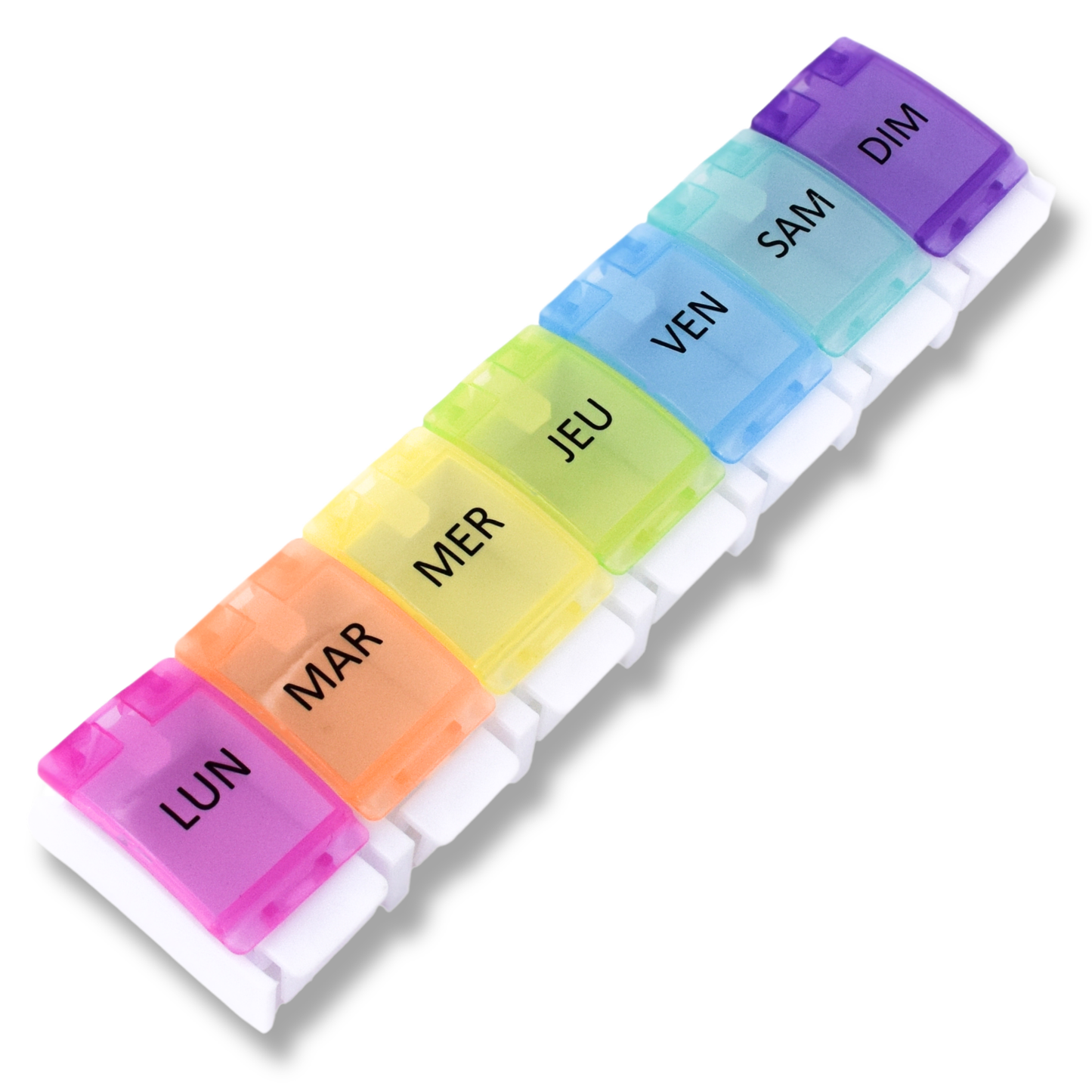PILULIER SEMAINIER 1 PRISE (BARRETTE A BOUTON)