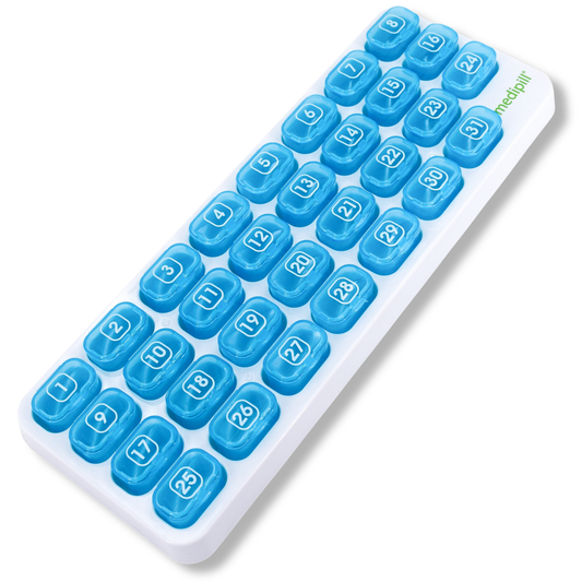 MONTHLY PILL BOX 1 DOSE (RECTANGLE) 