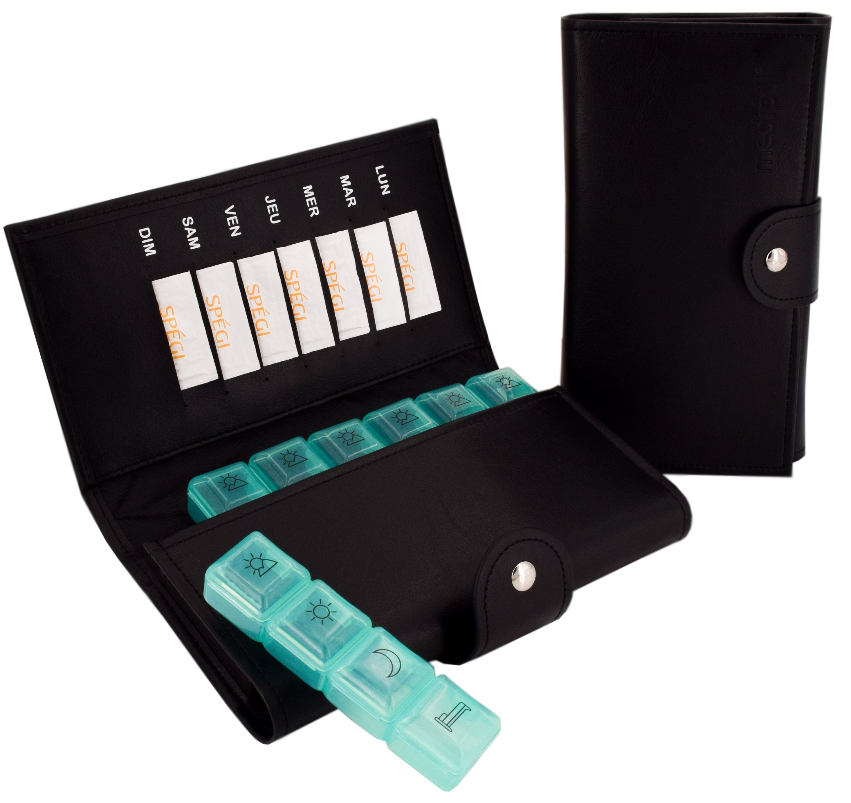 WEEKLY PILL BOX 4 SOCKETS (POUCH)