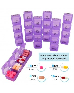 WEEKLY PILL BOX 4 SOCKETS (POUCH)